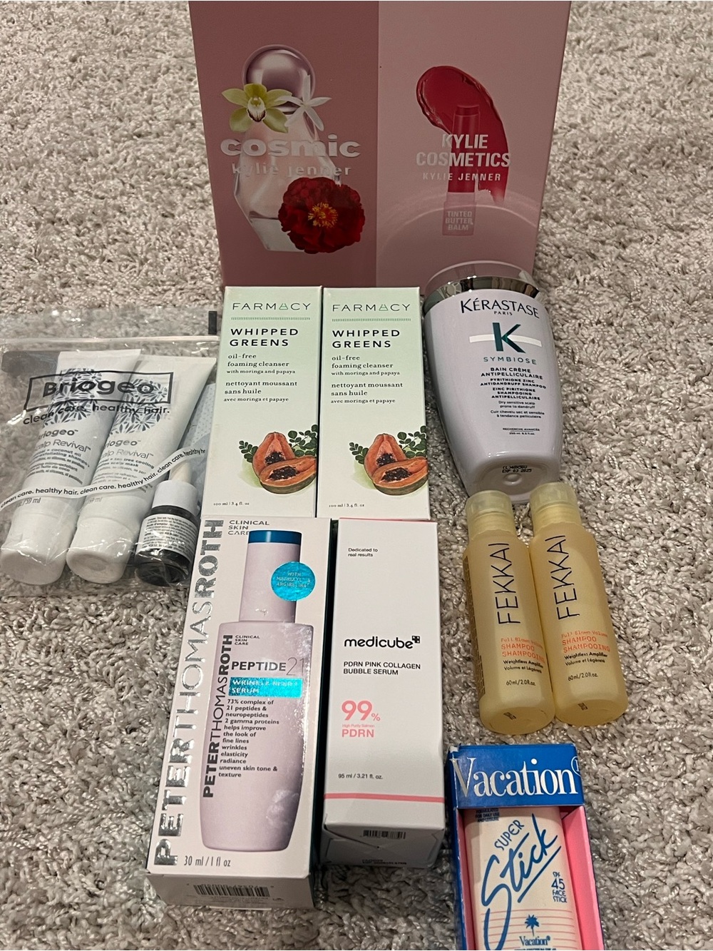 Kylie Cosmetics Pink Skincare Gift Box with Assorted Serums